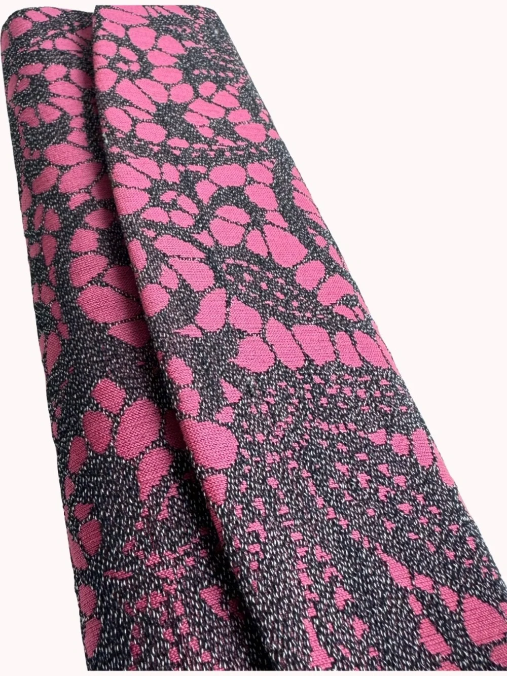 Vintage Pink Black Fabric Clutch Evening Bag Wedding Purse Formal Party Makeup